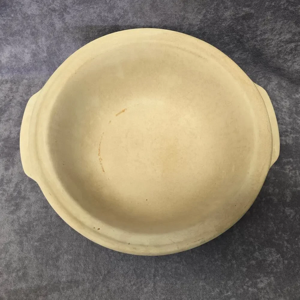 Pampered Chef Stoneware Large Baking Bowl Family Heritage Collection USA